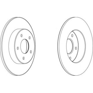 Диск торм. зад. NISSAN PRIMERA P12 фото