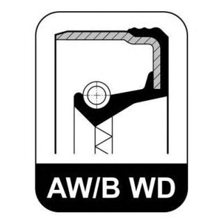 Сальник 33x56x11.8 AW/B WD ACM MB W201/W202/W124 2.0 - 3.0TD 85 - 00 фото