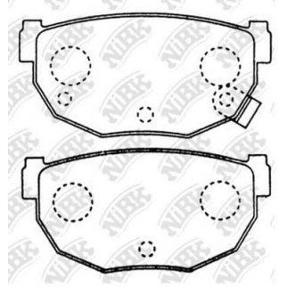 Колодки тормозные к-кт NiBK PN2377 фото