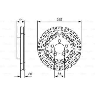 Диск тормозной BOSCH 0 986 479 D16 фото