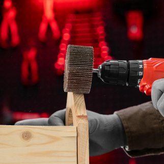 Круг лепестковый для дрели, 80x40x6 мм, P 80 MATRIX 74154 MATRIX 74154 фото 8