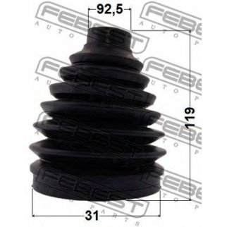 Пыльник ШРУСа FEBEST 0417-PCW6 фото