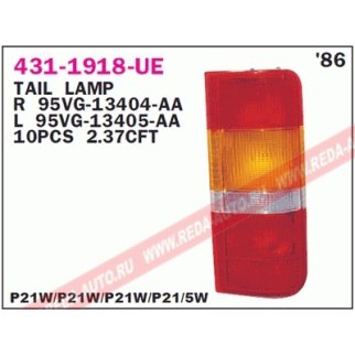 431-1918L_фонарь левый! Ford Transit 86-90 фото