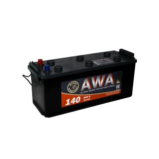 Аккумуляторная батарея AWA PRO 6СТ140 VLR (+ слева) 511х189х218 Россия фото