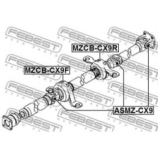 ASMZ-CX9_крестовина карданного вала! 24x64 Honda Pilot,Hyundai IX35/Tucson,Kia Sorento/Sportage 02> фото