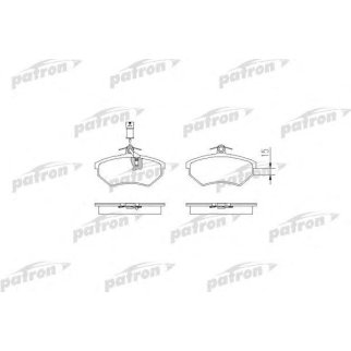 Колодки тормозные PATRON PBP343 фото