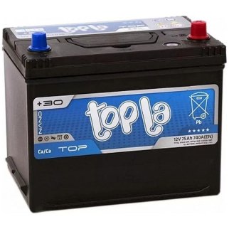 Аккумулятор TOPLA Top JIS 75 А/ч обратный R+ 259x175x221 D26 EN 740 А фото Аккумулятор TOPLA Top JIS 75 А/ч обратный R+ 259x175x221 D26 EN 740 А фото