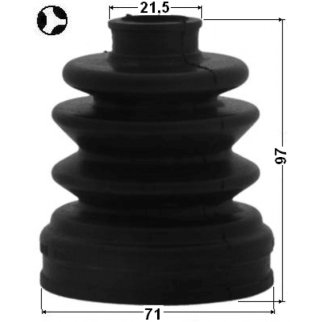 2215-SORR_к-кт пыльника ШРУСа внутреннего! Hyundai Accent 1.3i, Mazda 323 1.5-1.7D 85> фото 2