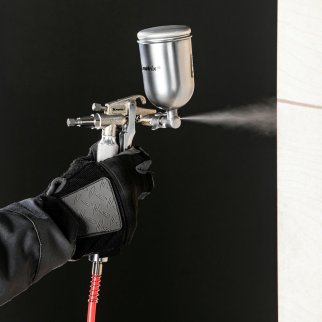 Краскопульт MATRIX для финишных работ с верхним бачком 0,1л (сопла 0.5мм) фото 11
