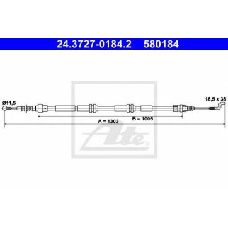 Трос стояночного тормоза фото