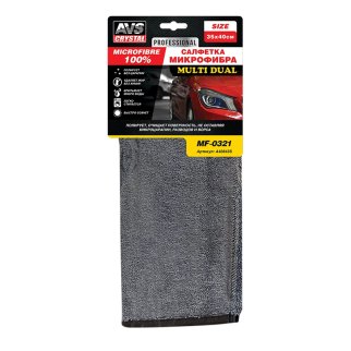 24 Салфетка микрофибра для уборки высокой плотности AVS MF-0321 (35х40см)(1шт), шт фото