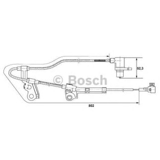 Датчик ABS передний левый BOSCH 0 265 006 676 фото
