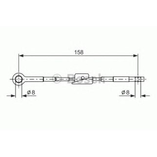 Трос ручного тормоза R фото