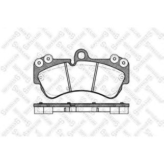 Колодки тормозные STELLOX _1005000B_SX фото