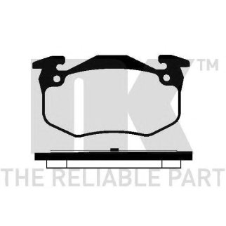 Колодки тормозные дисковые задние без датчика износа с прижимной пластиной / CITROEN Saxo,Xsara,ZX,P фото