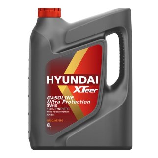 Масло моторное Hyundai Xteer Gasoline Ultra Protection 5W-40 6 л 1061126 фото
