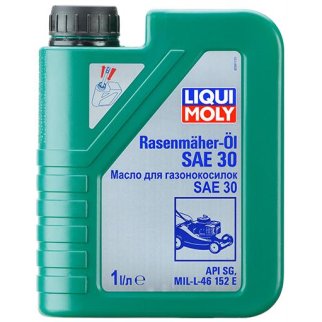 Масло моторное LIQUI MOLY Rasenmaher-Oil (для газонокосилок) SJ 30 1л фото 2