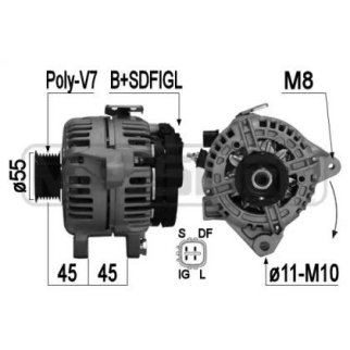 Генератор ERA 209366 фото
