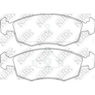 Колодки тормозные к-кт NiBK PN0255 фото