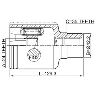 ШРУС внутренний R (компл) FEBEST 0511-TRIBRH фото 2