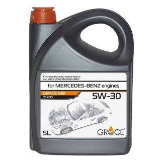 Масло моторное GRACE MB 5W30 5л синт.*** фото