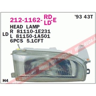 Фара левая DEPO 212-1162L-LD-E фото
