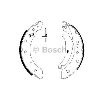 Колодки барабанные к-кт BOSCH 0 986 487 672 фото