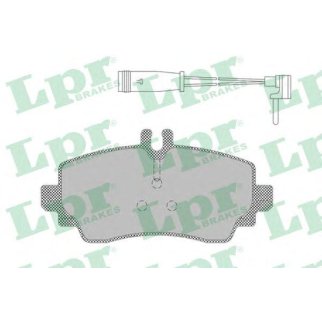 Колодки тормозные передние к-кт Lpr 05P1387 фото