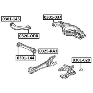 Сайлентблок ASVA 0301-037 фото