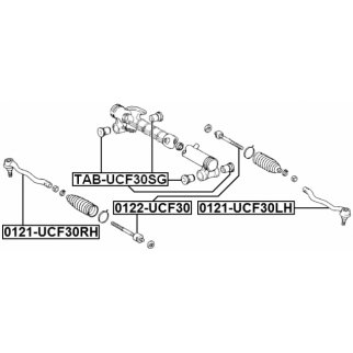 TAB-UCF30SG_сайлентблок рулевой рейки! Lexus LS430 00-06 фото 2