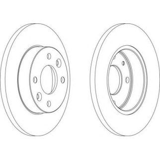 Диск тормозной передний FERODO DDF055 фото