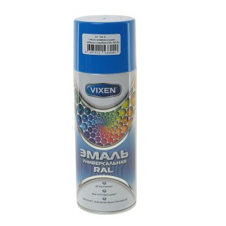 Эмаль универсальная VIXEN небесно-голубой (RAL 5015), аэрозоль 520 мл фото