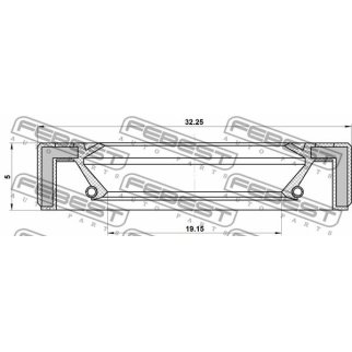 95GAY-21320505R_сальник насоса масляного! 19x32x5 Toyota Carina/Corolla 2.0TD 86-97 фото