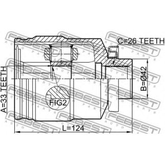 ШРУС внутренний FEBEST 1211-TUC27RH фото