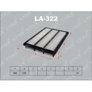 Фильтр воздушный LYNXauto LA-322 фото