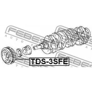 TDS-3SFE_шкив коленвала! Toyota Carina 92-97 фото