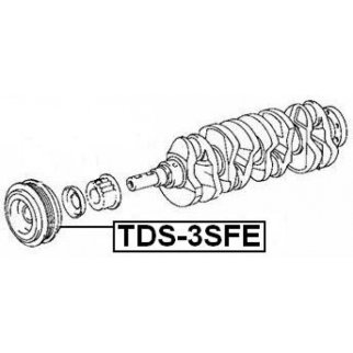 TDS-3SFE_шкив коленвала! Toyota Carina 92-97 фото 2