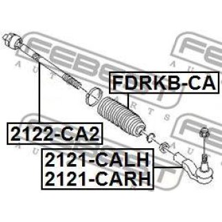 Наконечник рулевой правый FEBEST 2121-CARH фото