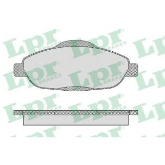 Колодки тормозные передние к-кт Lpr 05P1471 фото