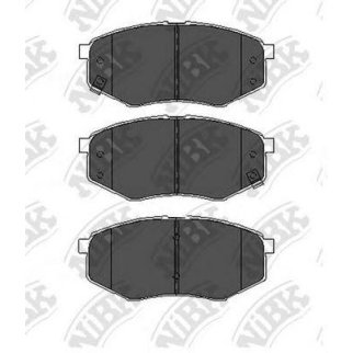 Колодки тормозные передние к-кт NiBK PN0704 фото