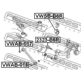 Стойка заднего стабилизатора FEBEST 2323-B6R фото