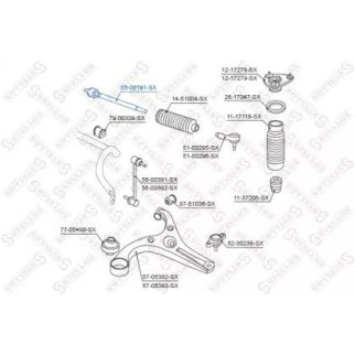 Тяга рулевая Stellox 55-00191-SX фото