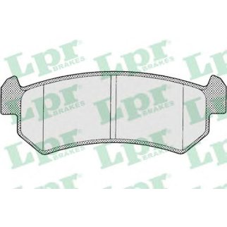 Колодки тормозные CHEVROLET LACETTI 03-06/DAEWOO NUBIRA задние фото