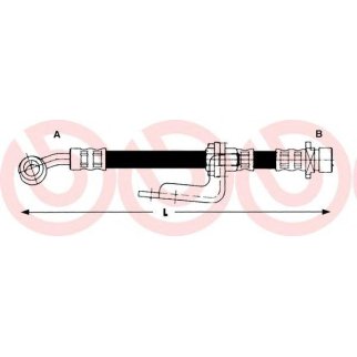 Шланг тормозной brembo T 28 016 фото