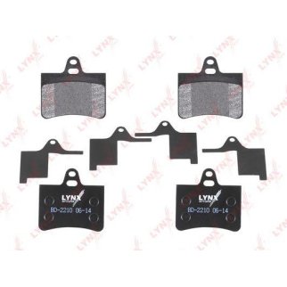 Колодки тормозные задние к-кт LYNXauto BD2210 фото