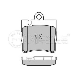 Колодки тормозные к-кт Meyle 025 230 7815 фото