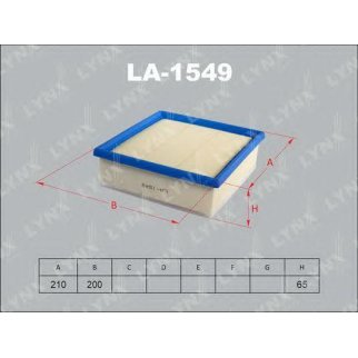 Фильтр воздушный LYNXauto LA-1549 фото