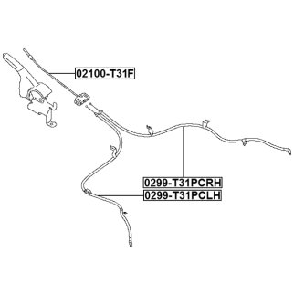 ТРОС РУЧНОГО ТОРМОЗА фото 2