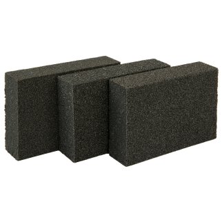 Губка для шлифования 100х70х25мм 3шт., P60/80, P60/100, P80/120 MATRIX фото 2 Губка для шлифования 100х70х25мм 3шт., P60/80, P60/100, P80/120 MATRIX фото 2