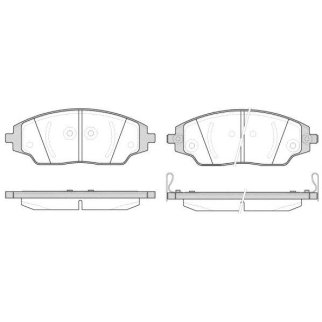 1537 02_колодки дисковые передние! Chevrolet Aveo III (T300) 1.2i/1.4i 11> фото